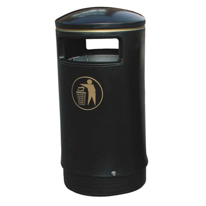Picture of Hooded Top Victorian Litter Bins