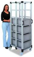 Picture of Mobile Plastic Shelving Systems