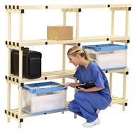 Picture of Mobile Plastic Shelving Systems